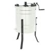 3-frame diagonal manual honey extractor, diameter 500mm, universal basket - BASIC LINE
